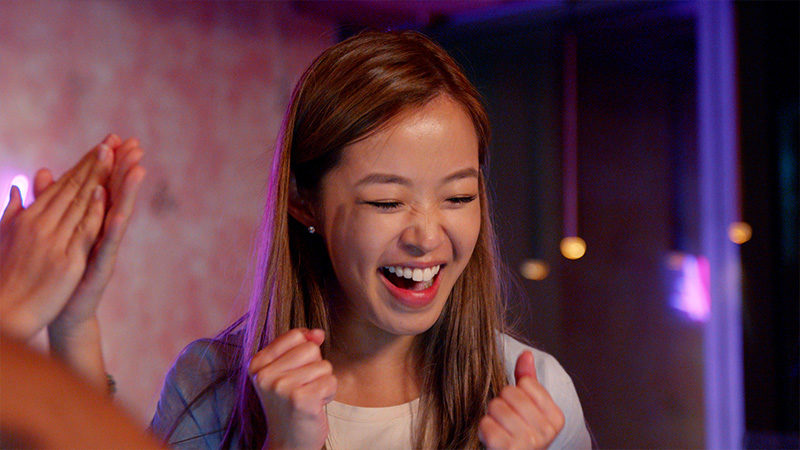 Hong Kong Girl Excited Nicole Oh | Vikash Autar Television Program Film Director
